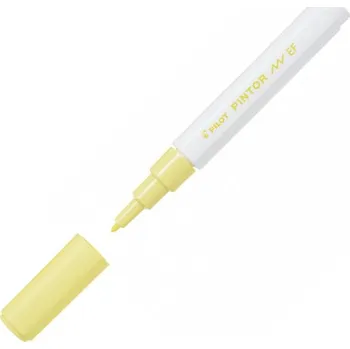 PILOT Pintor, PO, Extra Fine, akrylový popisovač pastelová žlutá 598099