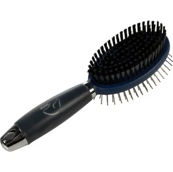 Hřeben na hřívu HKM Gel oboustranný deep blue/black