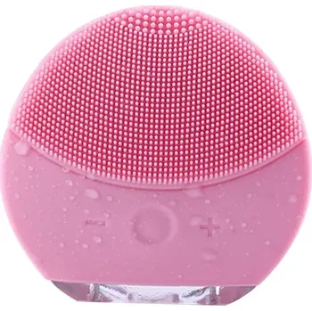 Čistící a masážní kartáček na obličej - nabíjecí - Růžový