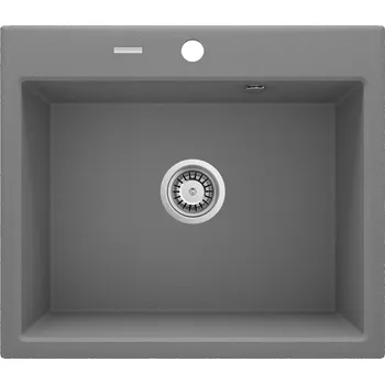 Granitový dřez Deante Dřez Andante Flush granit - ZQN S103 šedý metalic