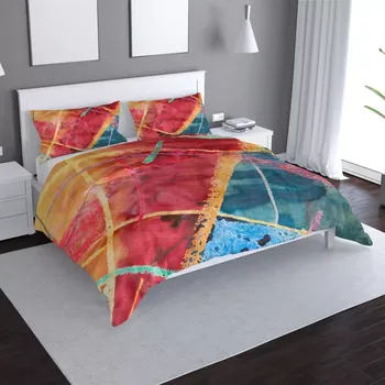 Povlečení Sablio Povlečení Barevné čáry - 140x220 / 90x70