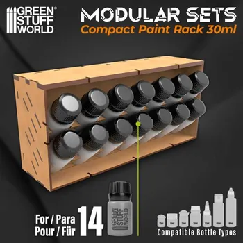 Plastikový model Modular Paint Rack – modulární organizér Compact na 30ml lahvičky GSW (vertikální)