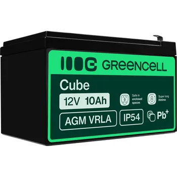 Záložní baterie Akumulátor Green Cell 12 V 10 Ah