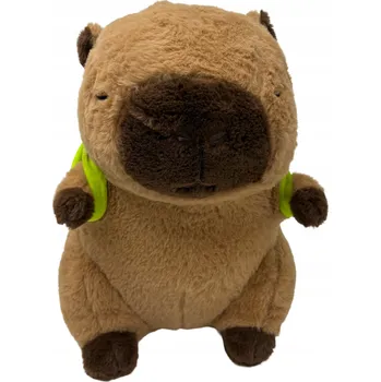 plyšák Plyšová Hračka Kapybara s batohem Želva – Plyšák 35 cm