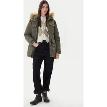 Dámská parka Hunter Parka Glyder HARW0014252 Zelená Regular Fit XS