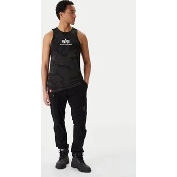 Alpha Industries Tank top Basci Camo 126566C Šedá Regular Fit L