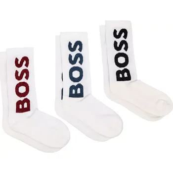 Pánské ponožky Ponožky Boss 50524259 bílá, 3pack velikost 43-46