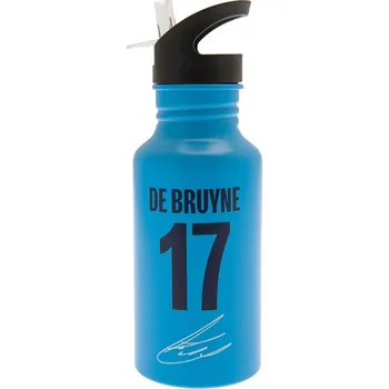 Láhev MANCHESTER CITY FC Sportovní láhev Manchester City, De Bruyne, modrá, hliník, 500 ml