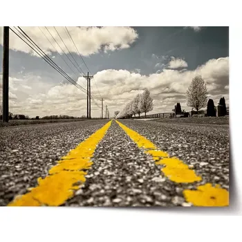 Plakát Sablio Plakát Cesta - 60x40 cm