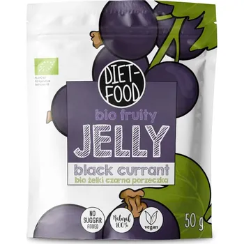 Diet Food Fruity Jelly černý rybíz váha 50g