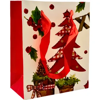 Dárková taška Vánoční dárková taška 14×17 cm 11278.02