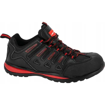 Pracovní obuv Pánské pracovní boty polobotky SB kožené s ocelovou špičkou černé Lahti Pro L30402 velikost 44