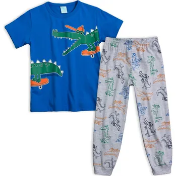 Chlapecké pyžamo KYLY SKATE KROKODÝL modré Velikost: 140