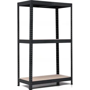 regál Policový regál Trestles RH 1500x800x450, nosnost 1050 kg, 3 police Barva: černá