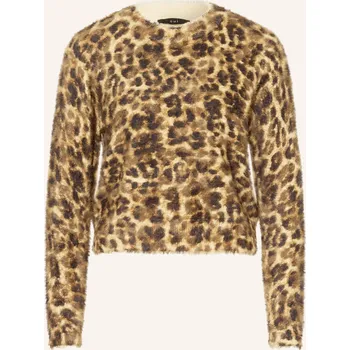 Dámský svetr Oui Dámský Svetr, velbloudí / hnědá / černá, 44