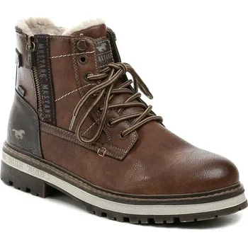 Pánská zimní obuv Mustang 15M009100200 hnědé pánské zimní boty EU 44 + DÁREK + Doprava ZDARMA