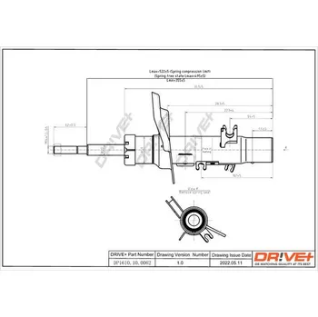 Tlumič pérování DRIVE+ DP1610.10.0062