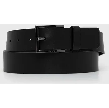 Opasek Kožený pásek HUGO Geek_Sz35 50496596 černá 99X, vel. 105