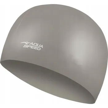 Plavecká čepice Plavecká čepice pro dospělé Silikonová Aqua Speed šedá