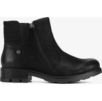 Dámská zimní obuv GO SOFT Žena Kotníkové Boty kožené zateplené Černé WI23-DEMETRA-21