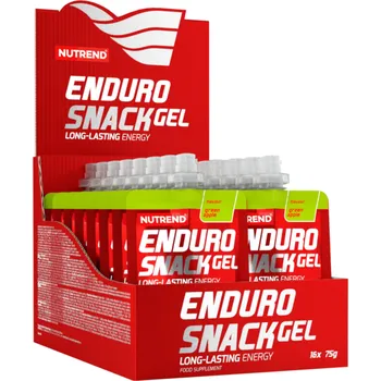 Aminokyselina ENERGETICKÝ GEL Endurosnack Sacharidy BCAA Taurin 16x75g Jablko NUTREND