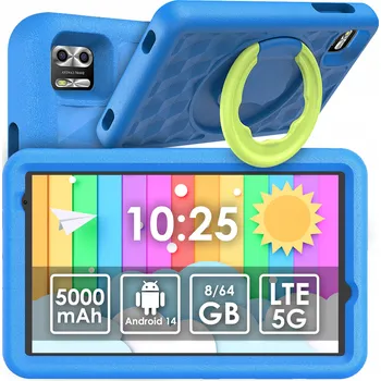 Tablet TABLET PRO DĚTI 8" VZDĚLÁVACÍ HRY HRAČKY ANDROID WIFI LTE POUZDRO OCHRANNÉ / PANCÉŘOVÉ