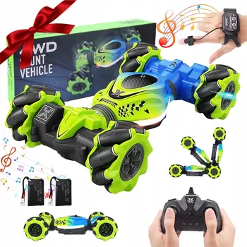 RC model auta TERÉNNÍ AUTO OVLÁDANÉ GESTY 2.4G 4WD + DÁLKOVÉ OVLÁDÁNÍ + 2 BATERIE - IDEÁLNÍ JAKO DÁREK