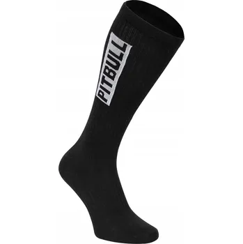 Pitbull Ponožky High Crew Pitbull tenké černé velikost 35-38