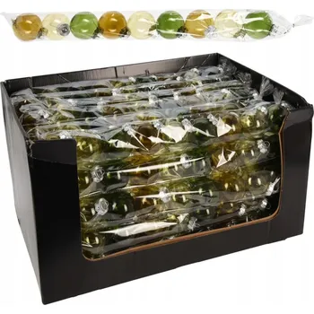 Vánoční dekorace Hladká Vánoční Koule vánoční koule 7 cm 9 ks