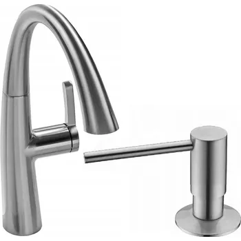 Vodovodní baterie Kuchyňská stojánková baterie CHDE Retro Inox černá