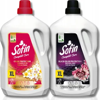 Prací gel SOFIN prací prostředek Color Black ochrana tkanin 2 x 2,5l 100 praní +