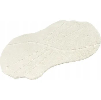 Koupelnová předložka KOUPELNOVÁ PŘEDLOŽKA S GUMOVOU PODLOŽKOU PŘED VANU TOALETU KRÉMOVÁ SHELL 60x100 cm