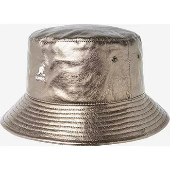 Klobouk Klobouk Kangol stříbrná barva, K4377.BRONZE.CRINKLE-BRONZE.CRI 10Y, vel. S