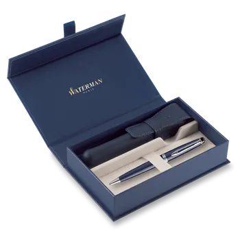 Dárková kazeta Waterman Expert Core Blue CT - sada kuličkové pero a pouzdro