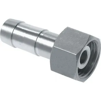 Fitinka Hadicový nátrubek s maticí G1/2" LH - 6 (1/4") mm, nerez 1.4571