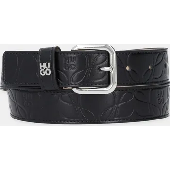 Opasek Kožený pásek HUGO Elaya_HU-GO_deb_Sz30 50548410 černá 99X, vel. 75