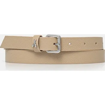 Opasek Kožený pásek Patrizia Pepe dámský, béžová barva, 8W0047 L001 8W0047.L001 08B, vel. M