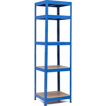 regál Policový regál Trestles RH 1800x600x450, nosnost 1750 kg, 5 polic Barva: modrá