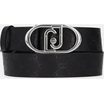 Opasek Kožený pásek Liu Jo dámský, černá barva, AA5227 P0004 AA5227.P0004 99X, vel. L