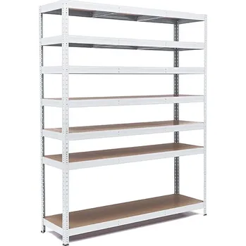 regál Policový regál Trestles RH 2200x1600x500, nosnost 1750 kg, 7 polic Barva: bílá