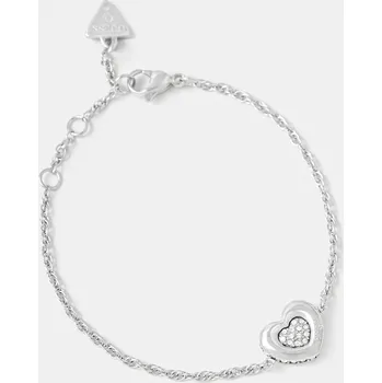 Náramek Náramek Guess L.O.V.E. JUBB05.461JW stříbrná SLV, vel. S