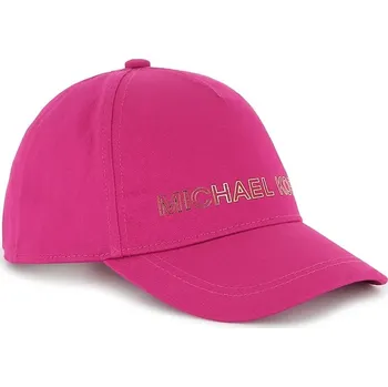 Kšiltovka Dětská bavlněná kšiltovka Michael Kors R30255 růžová 43X, vel. 56