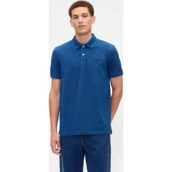 Pánské tričko GAP Piqué Polo tričko GAP modrá 3463583