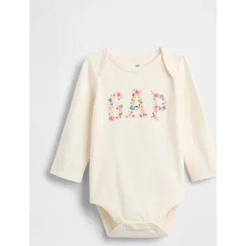 Dětské body GAP s dlouhým rukávem GAP krémová 3463854