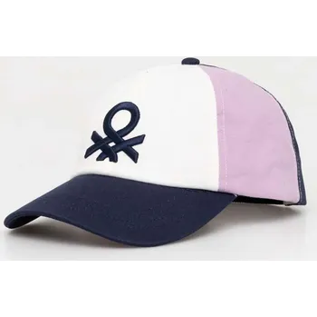 Kšiltovka Dětská bavlněná kšiltovka United Colors of Benetton 6G0QCA01C.G.Reproposed námořnická modř 59A, vel. 56