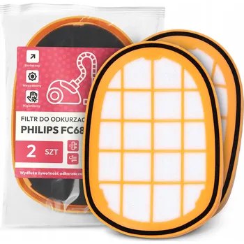 Vysavač 2x FILTR do VYSAVAČE Philips FC6826 Vzduchový Pěnový PRO SUCHÉ A MOKRÉ VYSÁVÁNÍ EM-W