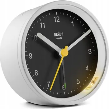 Budík Křemíkový budík BRAUN BC12 s alarmem a podsvícením