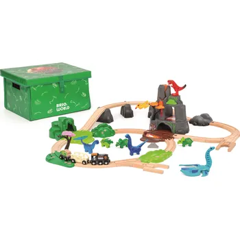 Vláček a vláčkodráha Brio 36104 Dinosauří deluxe vlaková sada