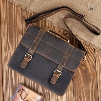 Taška na notebook Paolo Peruzzi , přírodní kůže, hladká