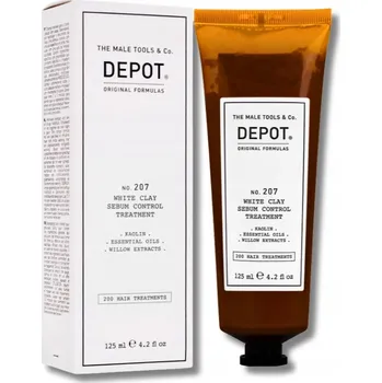 Vlasová regenerace Depot No. 207 125 ml bílý jíl regulující tvorbu kožního mazu